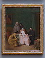 The Visit, Pietro Longhi (Pietro Falca) (Italian, Venice 1701–1785 Venice), Oil on canvas