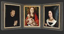 Tommaso di Folco Portinari (1428–1501); Maria Portinari (Maria Maddalena Baroncelli, born 1456), Hans Memling (Netherlandish, Seligenstadt, active by 1465–died 1494 Bruges), Oil on wood