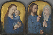 Christ Taking Leave of His Mother, Gerard David (Netherlandish, Oudewater ca. 1455–1523 Bruges), Oil on wood