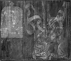 The Birth and Naming of Saint John the Baptist; (reverse) Trompe-l'oeil with Painting of The Man of Sorrows, Bernard van Orley (Netherlandish, Brussels ca. 1492–1541/42 Brussels), Oil on wood