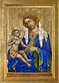 Virgin and Child Enthroned, Bohemian Painter (active Prague, 1340s), Oil(?) and gold on wood