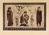 Study for the Ceiling of the Marquand Music Room, Frederic, Lord Leighton (British, Scarborough 1830–1896 London), Oil and gold on canvas