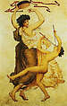 Study for the Ceiling of the Marquand Music Room, Frederic, Lord Leighton (British, Scarborough 1830–1896 London), Oil and gold on canvas