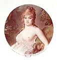 Portrait of a Young Woman, Attributed to Jean Antoine Laurent (French, 1763–1832), Ivory
