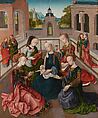 The Lamentation, Workshop of the Master of the Virgin among Virgins (Netherlandish, active ca. 1460–95), Oil on wood