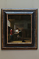 The Visit, Pieter de Hooch (Dutch, Rotterdam 1629–1684 Amsterdam), Oil on wood