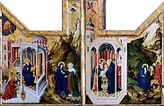 The Annunciation, Petrus Christus (Netherlandish, Baarle-Hertog (Baerle-Duc), active by 1444–died 1475/76 Bruges), Oil on wood