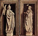 The Annunciation, Petrus Christus (Netherlandish, Baarle-Hertog (Baerle-Duc), active by 1444–died 1475/76 Bruges), Oil on wood