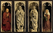 Saint John the Baptist; Saint Francis Receiving the Stigmata, Gerard David (Netherlandish, Oudewater ca. 1455–1523 Bruges), Oil on wood