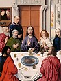 A Donor Presented by a Saint, Dieric Bouts (Netherlandish, Haarlem, active by 1457–died 1475), Oil on wood