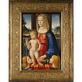 Madonna and Child with Two Angels, Cosimo Rosselli (Italian, Florence 1440–1507 Florence), Tempera and gold on wood