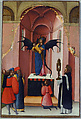 Saint Peter Martyr Healing the Leg of a Young Man, Antonio Vivarini (Italian, Venice, active by 1440–died 1476/84), Tempera and gold on wood