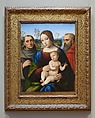 Madonna and Child with Saints Francis and Jerome, Francesco Francia (Italian, Bologna ca. 1447–1517 Bologna), Tempera on wood