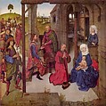 The Adoration of the Magi, Joos van Wassenhove (Netherlandish, active by 1460–died ca. 1480), Distemper on canvas