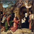 The Adoration of the Magi, Joos van Wassenhove (Netherlandish, active by 1460–died ca. 1480), Distemper on canvas