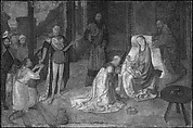 The Adoration of the Magi, Joos van Wassenhove (Netherlandish, active by 1460–died ca. 1480), Distemper on canvas