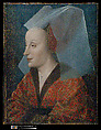 Portrait of a Noblewoman, Probably Isabella of Portugal (1397–1472), Netherlandish Painter (early 16th century), Oil on wood