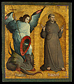 Saints Michael and Francis, Juan de Flandes (Netherlandish, active by 1496–died 1519 Palencia), Oil on wood, gold ground