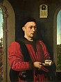 Head of Christ (Ecce Homo), Petrus Christus (Netherlandish, Baarle-Hertog (Baerle-Duc), active by 1444–died 1475/76 Bruges), Oil on parchment, laid down on wood
