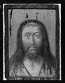 Head of Christ (Ecce Homo), Petrus Christus (Netherlandish, Baarle-Hertog (Baerle-Duc), active by 1444–died 1475/76 Bruges), Oil on parchment, laid down on wood