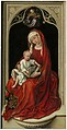 Virgin and Child in a Niche, Workshop of Jan van Eyck (Netherlandish, Maaseik ca. 1390–1441 Bruges), Oil on wood