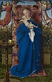 Virgin and Child in a Niche, Workshop of Jan van Eyck (Netherlandish, Maaseik ca. 1390–1441 Bruges), Oil on wood