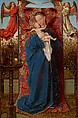 Virgin and Child in a Niche, Workshop of Jan van Eyck (Netherlandish, Maaseik ca. 1390–1441 Bruges), Oil on wood