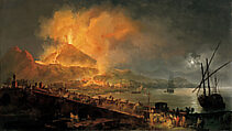 Pierre Jacques Volaire | The Eruption of Vesuvius, A View of