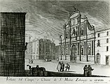 Campo Santa Maria Zobenigo, Venice, Canaletto (Giovanni Antonio Canal) (Italian, Venice 1697–1768 Venice), Oil on canvas