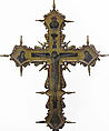 Processional Crucifix, Pietro di Francesco Orioli  Italian, Tempera on wood, gold ground
