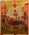 The Dormition of the Virgin, Ioannes Mokos Greek, Tempera and oil on wood, gold ground