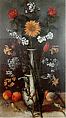 Flowers in a Grotesque Vase, Orsola Maddalena Caccia (Italian, Moncalvo 1596–1676 Moncalvo), Oil on canvas