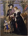 Copy after "Rubens, Helena Fourment (1614–1673), and Their Son Frans (1633–1678)", Bernard Lens British, Vellum