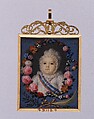 Princess María Francisca de Asis de Borbón and Her Son Infante Carlos Luis María Fernando de Borbón, Luis de la Cruz y Rios (Spanish, active by 1815–died 1850), Ivory
