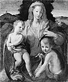 Madonna and Child with the Young Saint John the Baptist, Italian (Florentine) Painter  Italian, Oil on wood