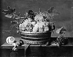 Still Life: A Basket of Grapes and Other Fruit, Jacob van Hulsdonck  Flemish, Oil on wood