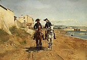 A General and His Aide-de-camp, Ernest Meissonier French, Oil on wood