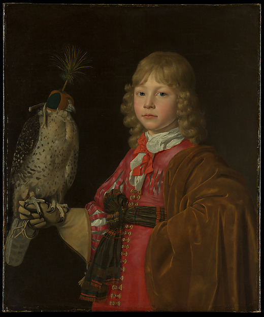 Portrait of a Boy with a Falcon