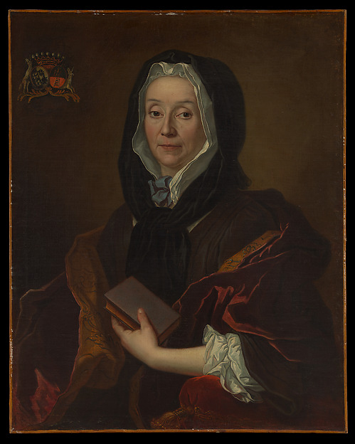 Portrait of a Woman Holding a Book