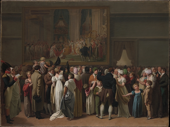 The Public Viewing David’s "Coronation" at the Louvre