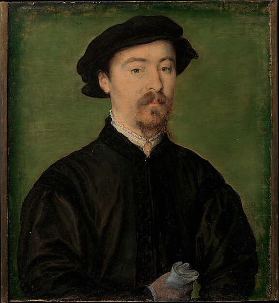 Portrait of a Man with Gloves