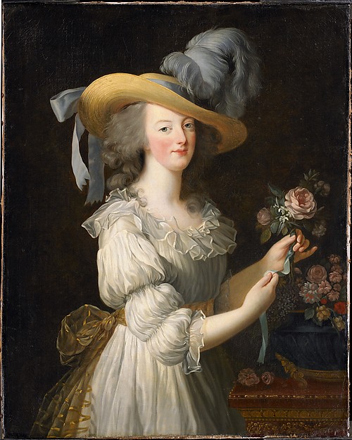Marie Antoinette in a Chemise Dress, Élisabeth Louise Vigée Le Brun (French, Paris 1755–1842 Paris), Oil on canvas