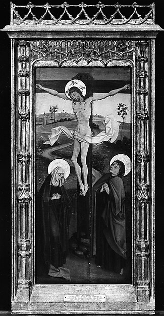 The Crucifixion, (reverse) Saint Francis of Assisi; The Resurrection, (reverse) An Abbot Saint, Possibly Saint Benedict