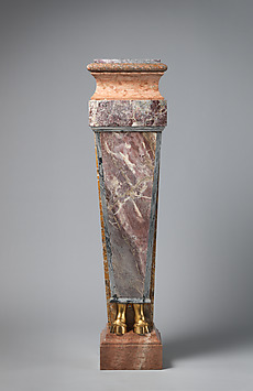 Image for Pedestal with hooves (one of a pair)