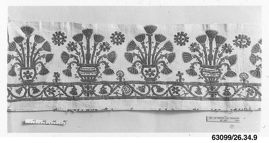 Dress border | Greek Islands, Crete | The Metropolitan Museum of Art