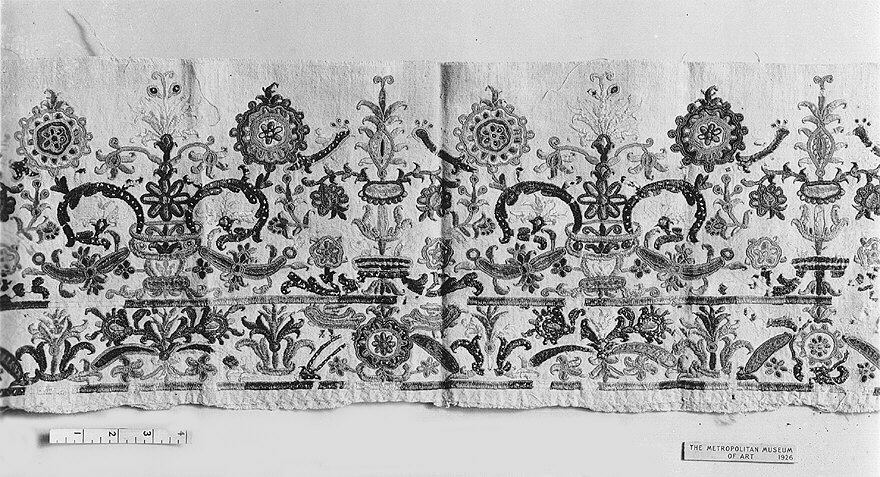 Portion of a dress border | Greek Islands, Crete | The Metropolitan ...