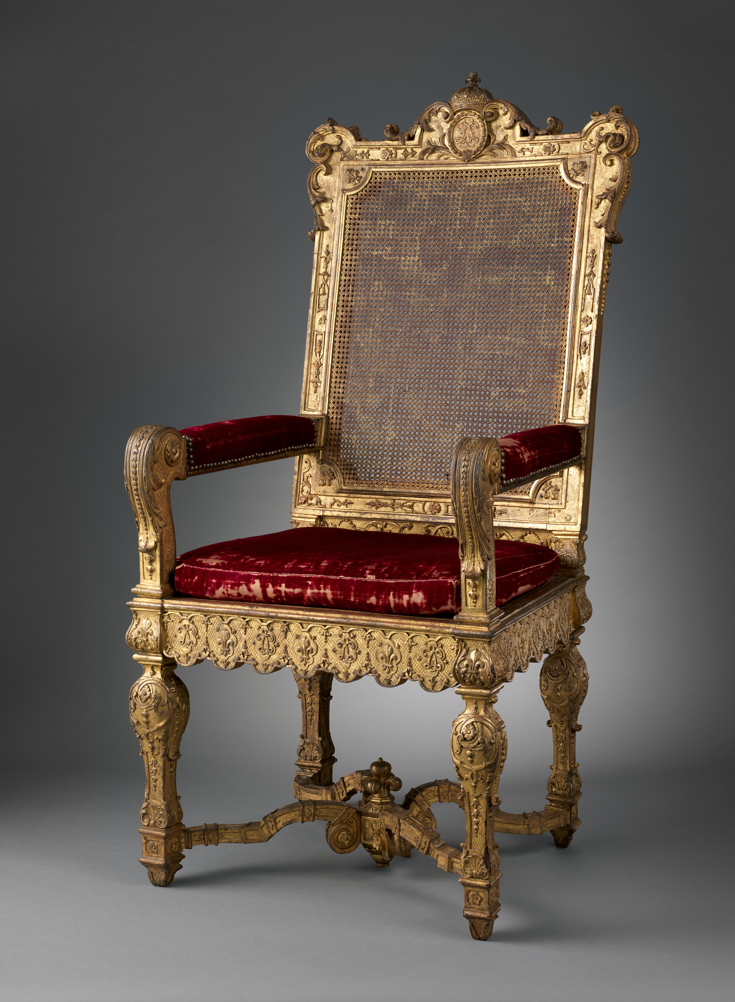 Early 20th Century White French Louis XVI Chair Armchair — Ardesh