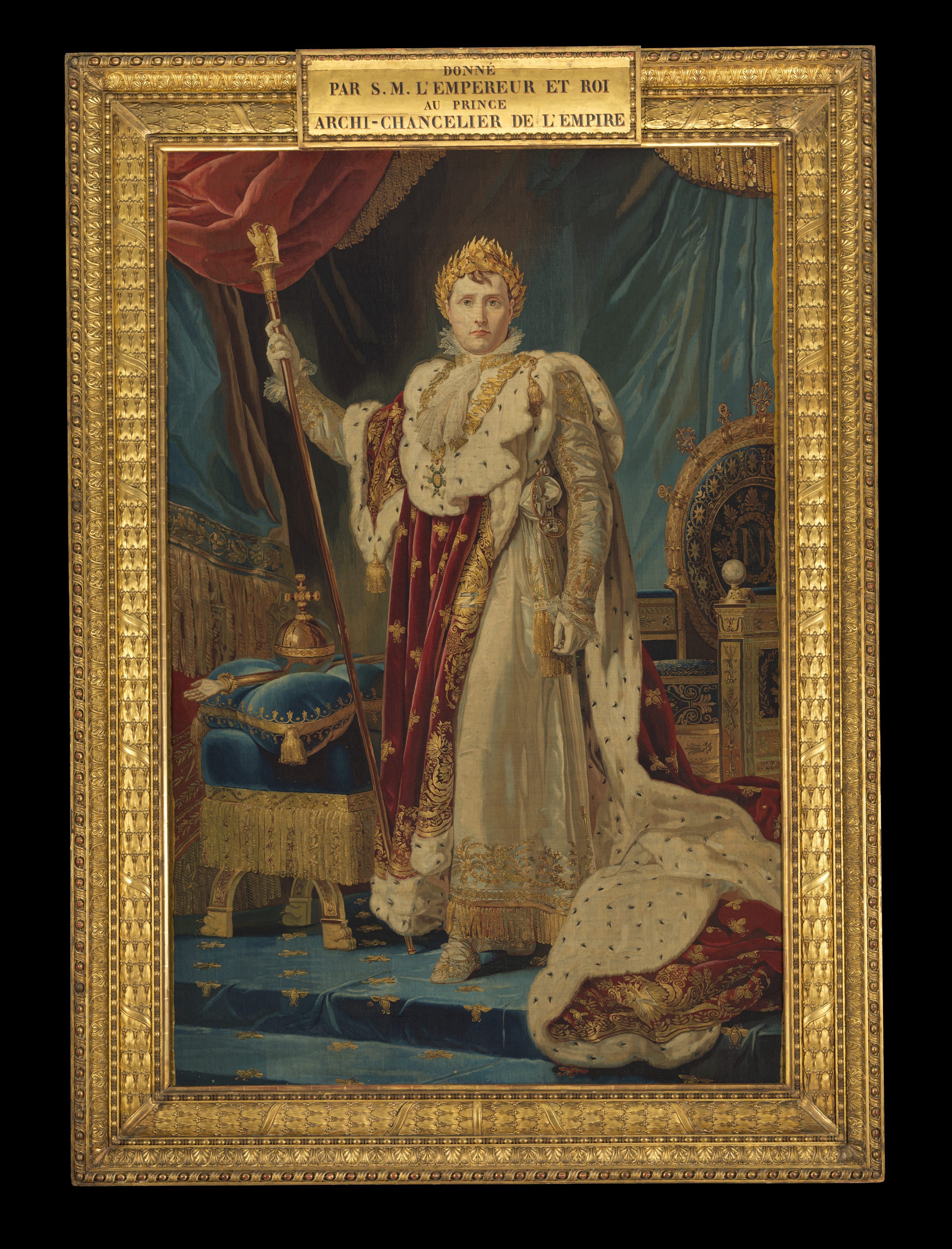 After a painting by baron François Gérard, Portrait of Napoleon I, French, Paris