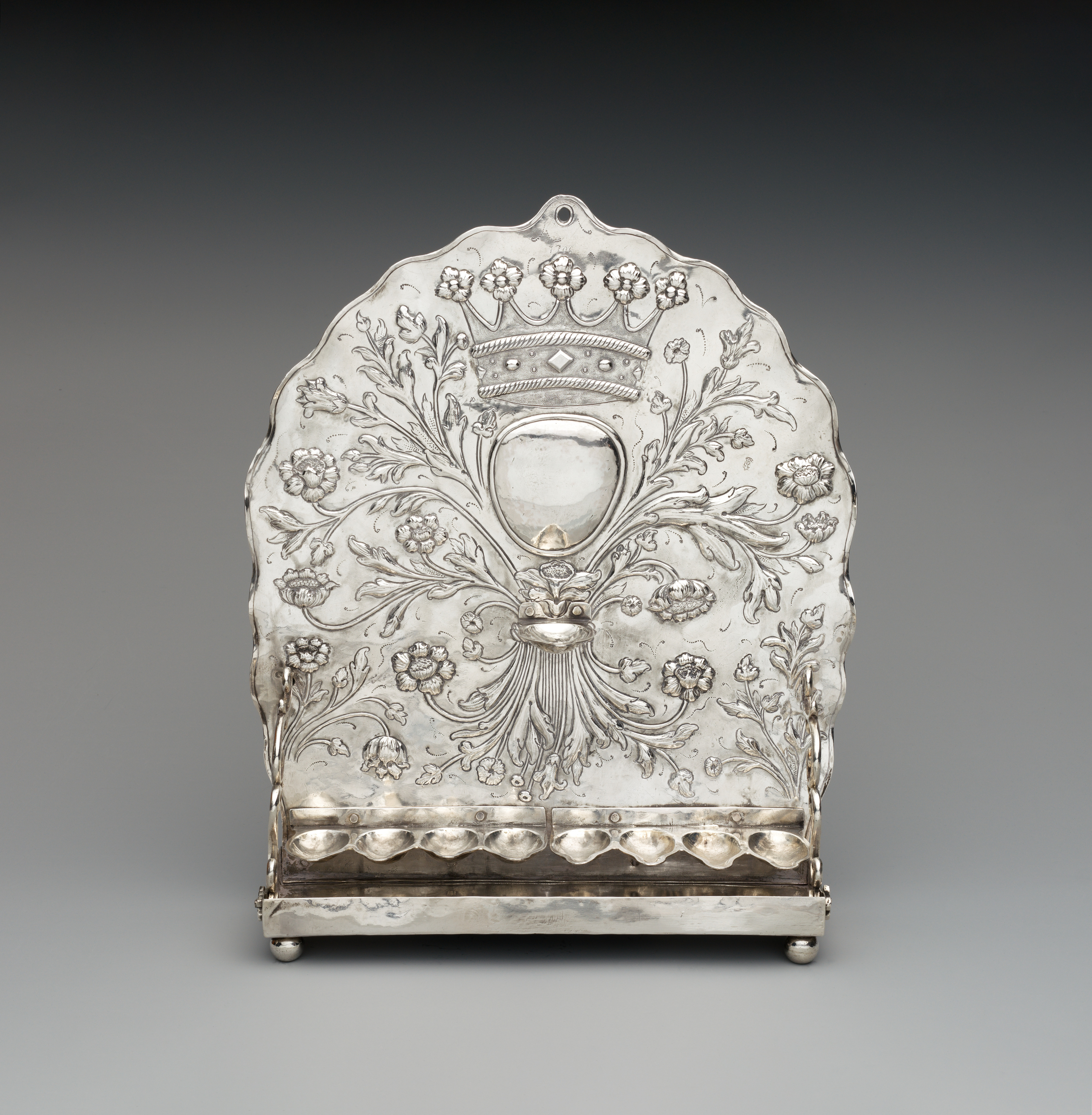 ウォールアート イスラエル 作家 メノーラー ユダヤ 燭台 Hadar Aviv Johannes van der Lely - Hanukkah Lamp - Dutch, Leeuwarden - The