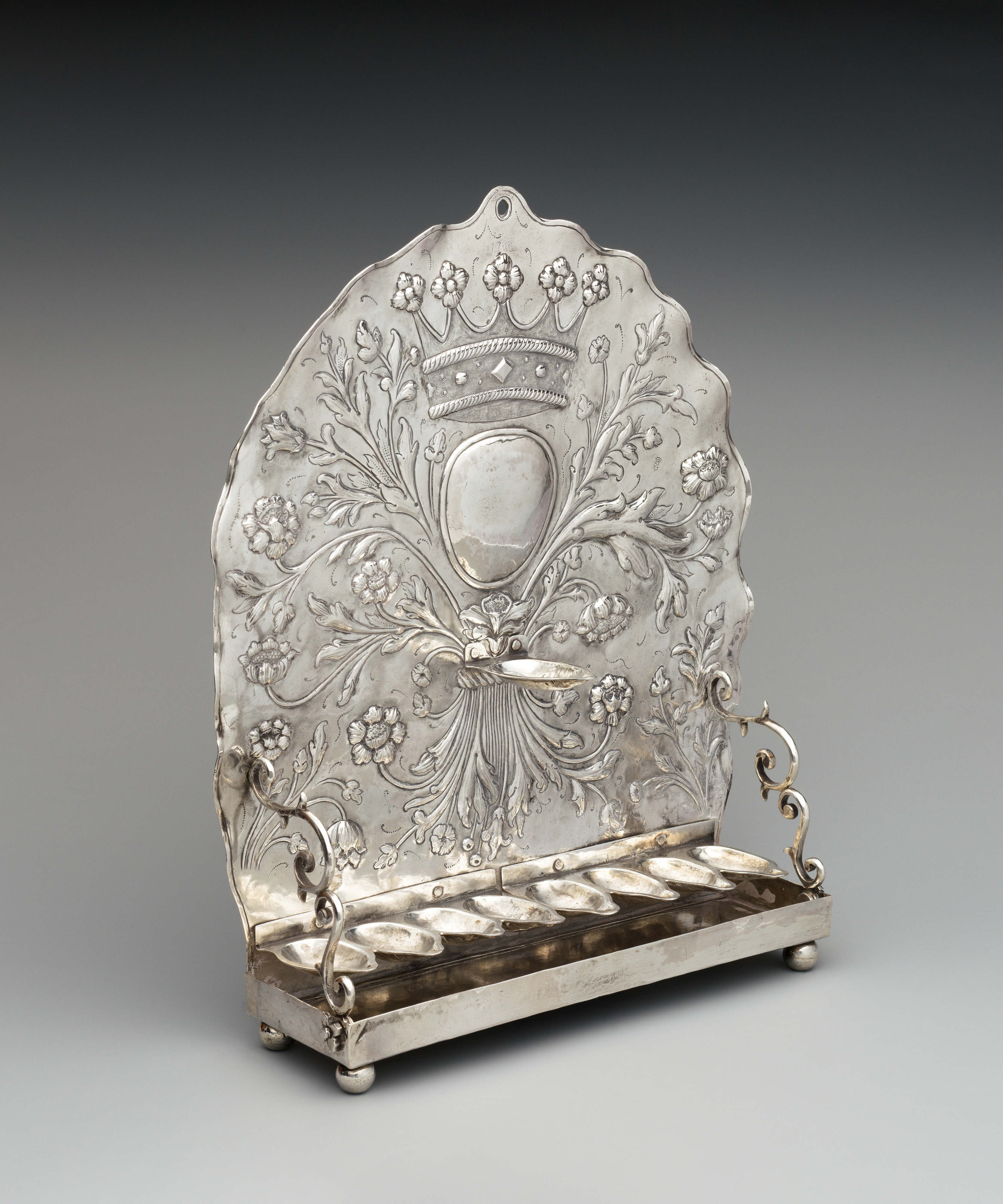 Johannes van der Lely - Hanukkah Lamp - Dutch, Leeuwarden - The